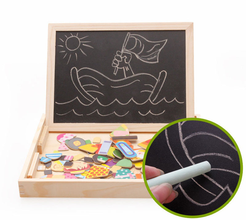 Multifunctional Magnetic Kids Puzzle Drawing Board